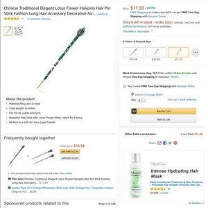 Elegant hair chopsticks